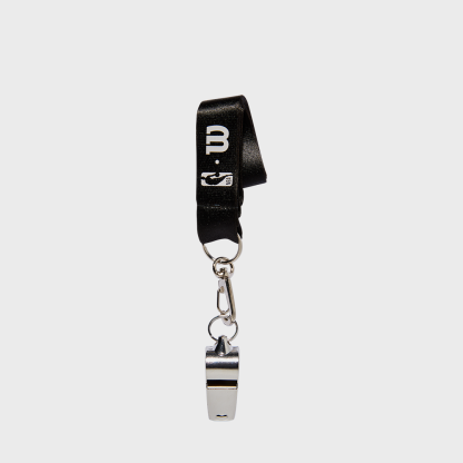 Wilson NBA Brass Whistle With Lanyard