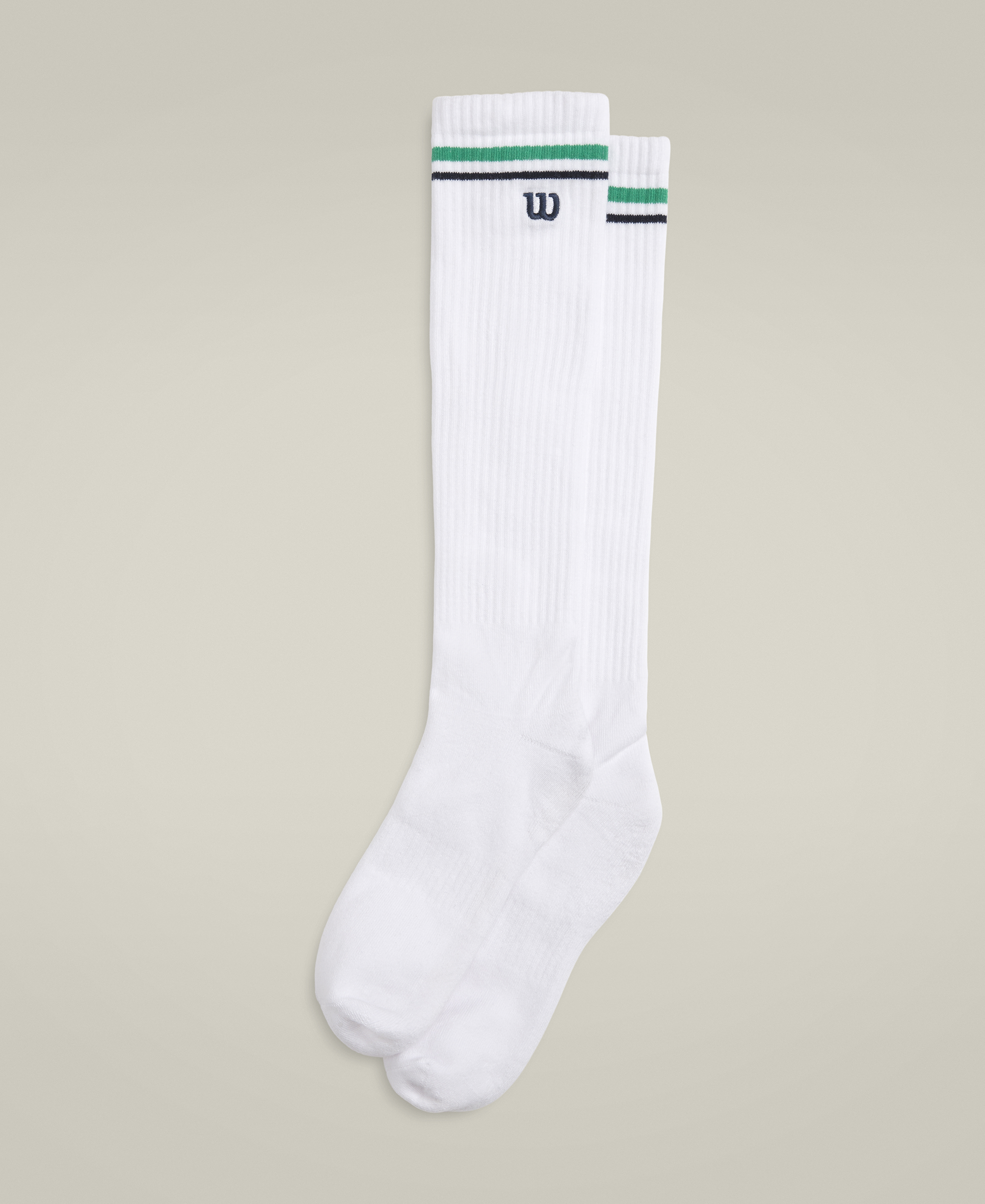 Ribbed Knee High Socks