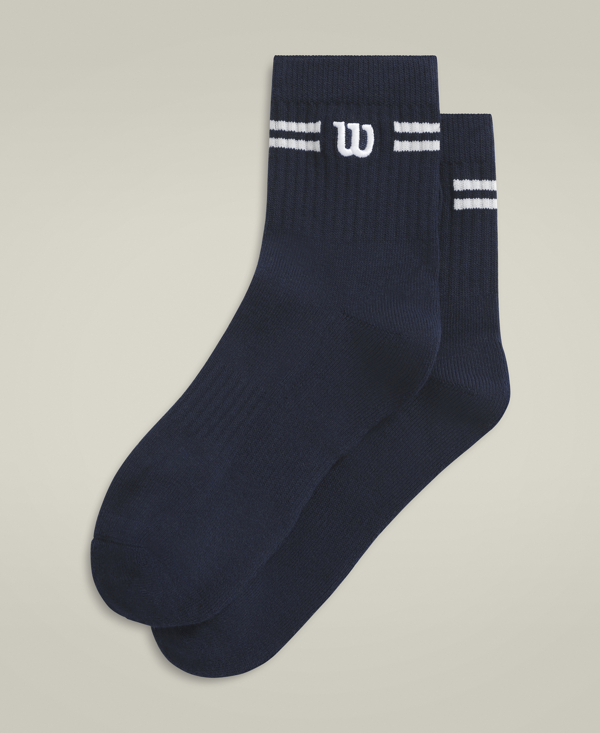 Wilson Quarter Top Logo Stripe Socks
