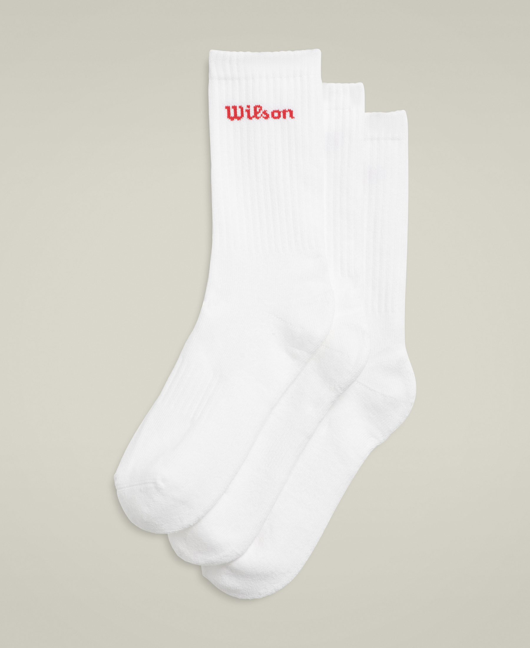 Wilson Unisex Crew Logo Sock 3 Pack