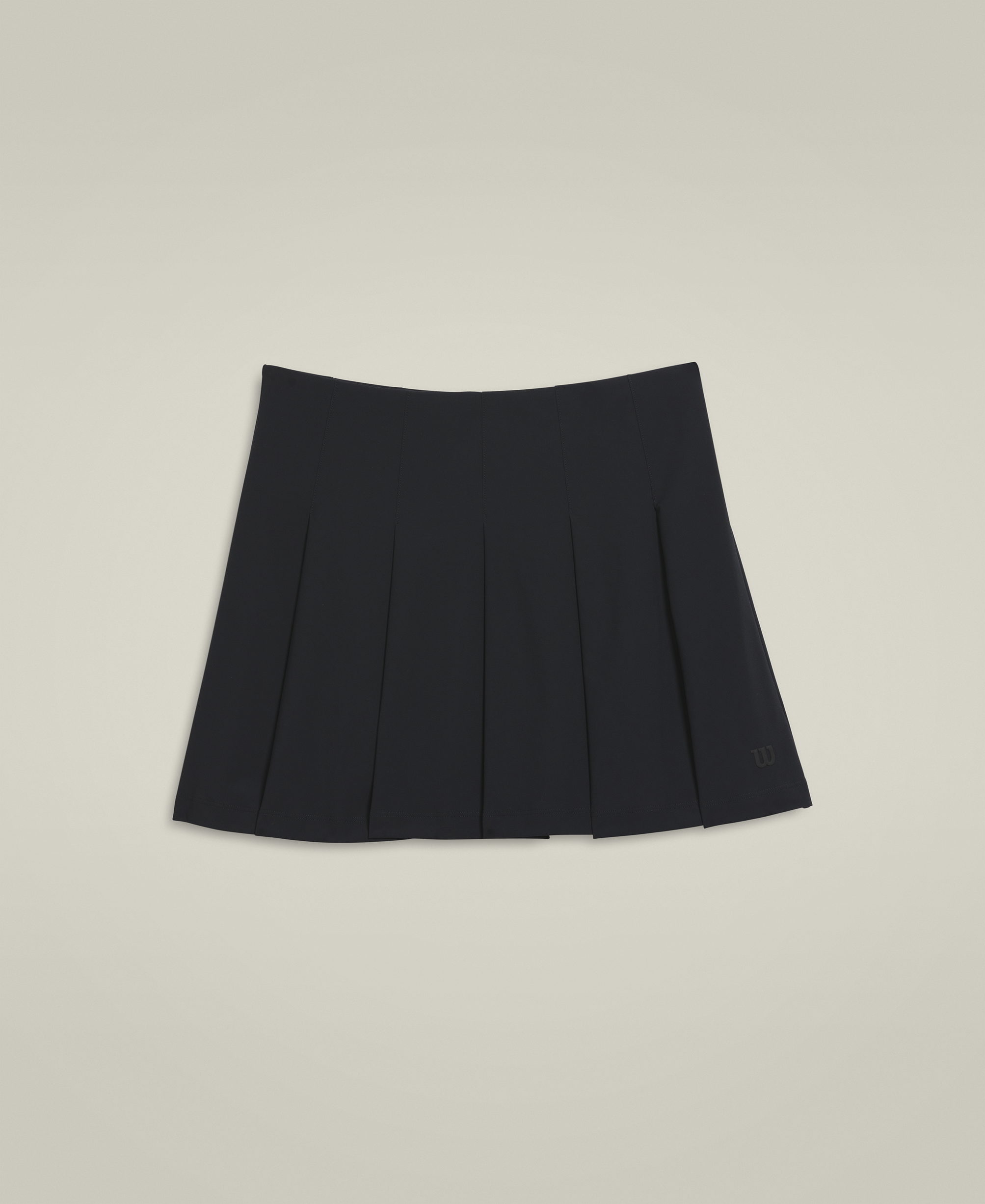 W CLASSIC PLEATED MINI SKIRT BLACK 2XS