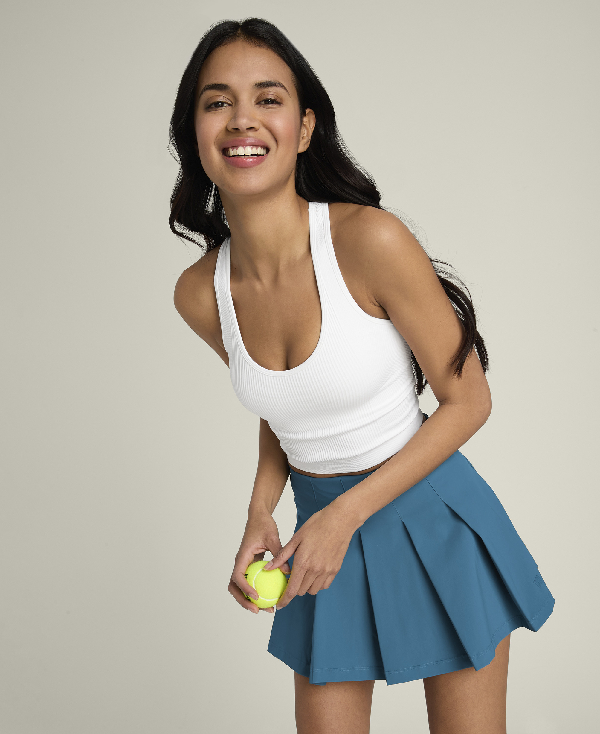 W CLASSIC PLEATED MINI SKIRT