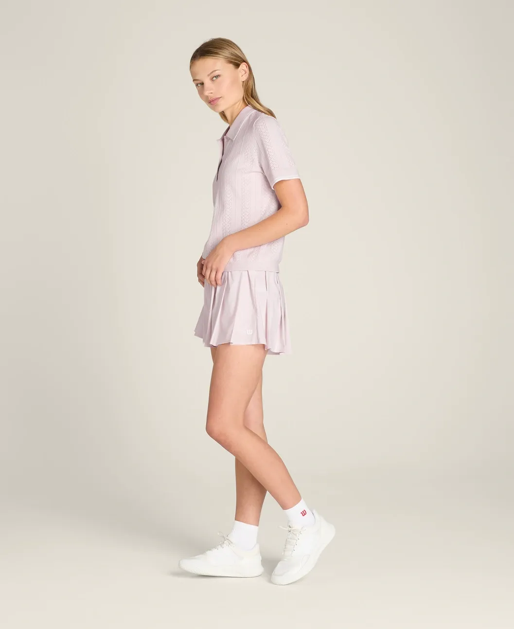 Wilson Addison Knit Pointelle Polo Shirt