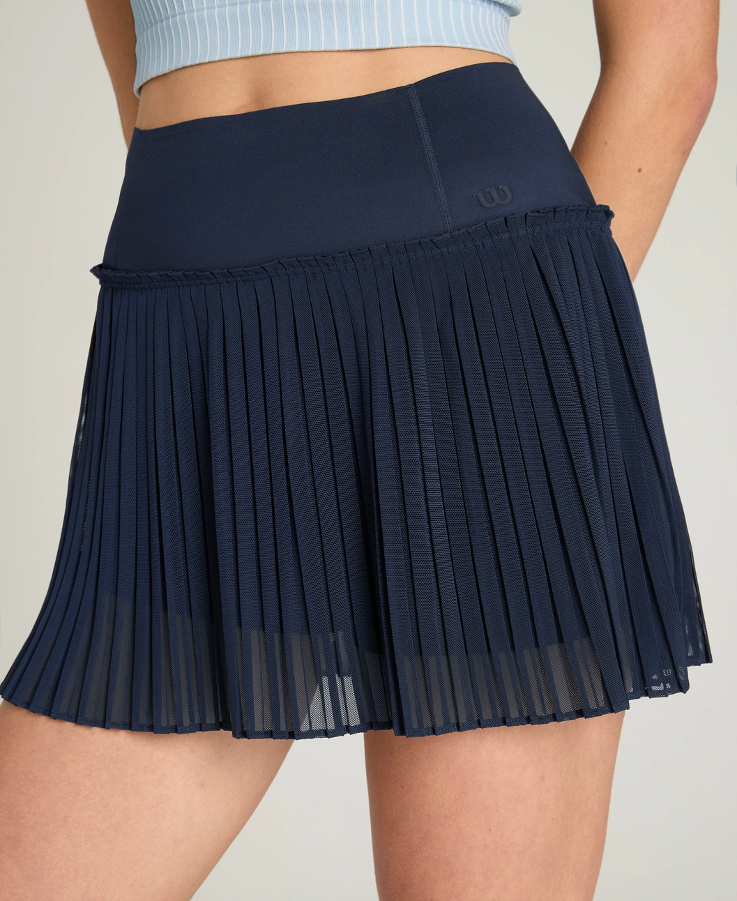 Wilson Mesh Pleated Skirt