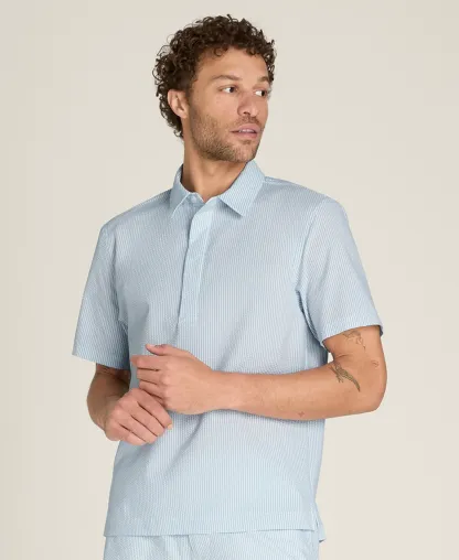 Wilson Woven Popover Tech Seersucker