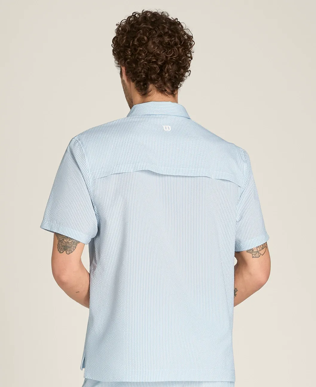 Wilson Woven Popover Tech Seersucker