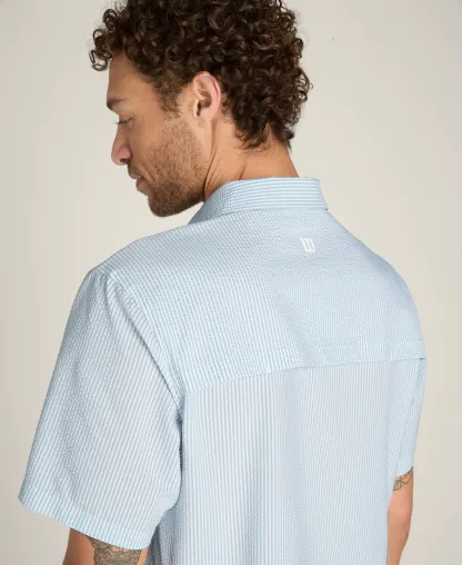 Wilson Woven Popover Tech Seersucker