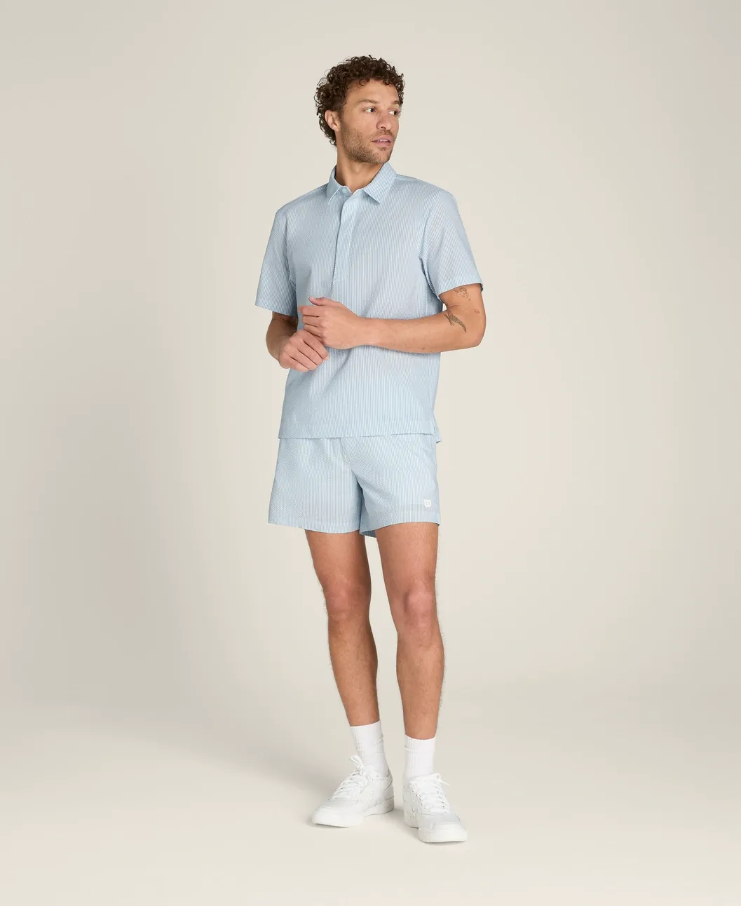 Wilson Woven Popover Tech Seersucker