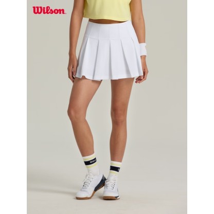 Wilson Women High-Waist Tennis Pleated Mini Skirt with Inner Shorts Side Pocket WW00387411WTA