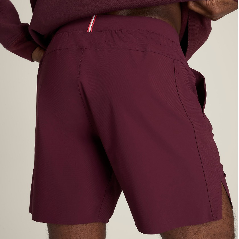 Wilson Men Peak Tennis Short 7in Unlined Mesh Panels Ball Pockets Port Royale WM00443531WIE