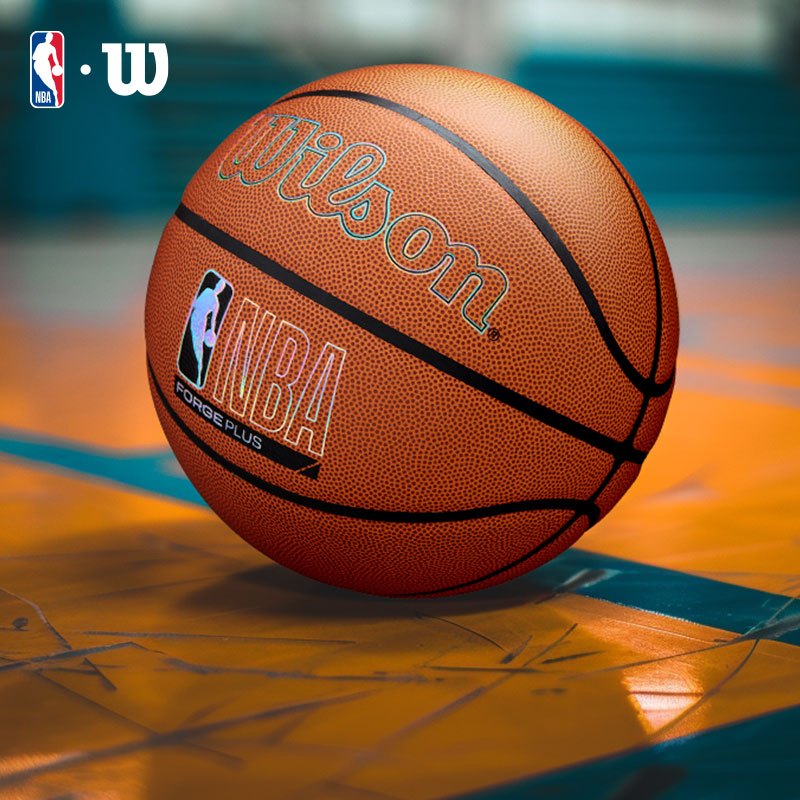Wilson NBA Forge Plus Indoor/Outdoor Basketball (Size 7