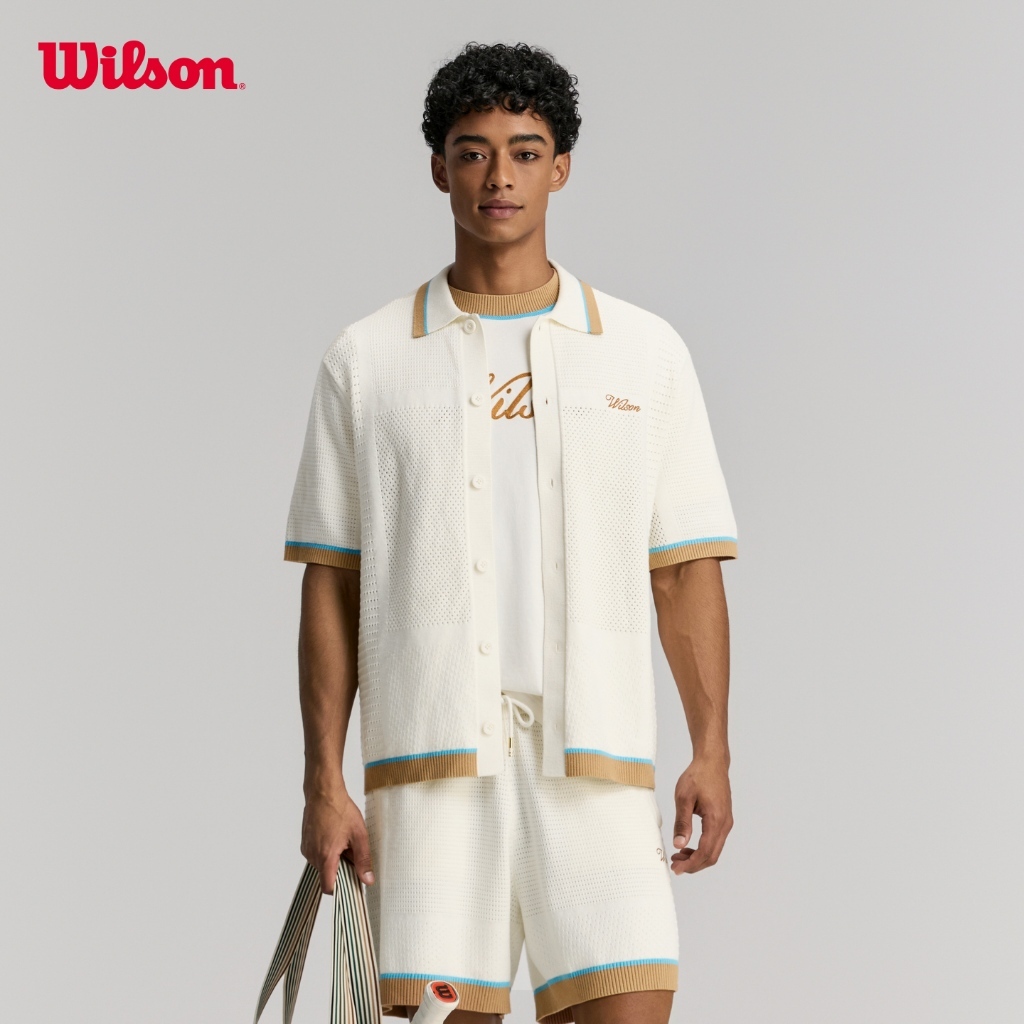 Wilson Men's Offseason Dt Knit Short Sleeve Shirt Sndrft