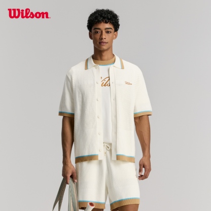 Wilson Men's Offseason Dt Knit Short Sleeve Shirt Sndrft