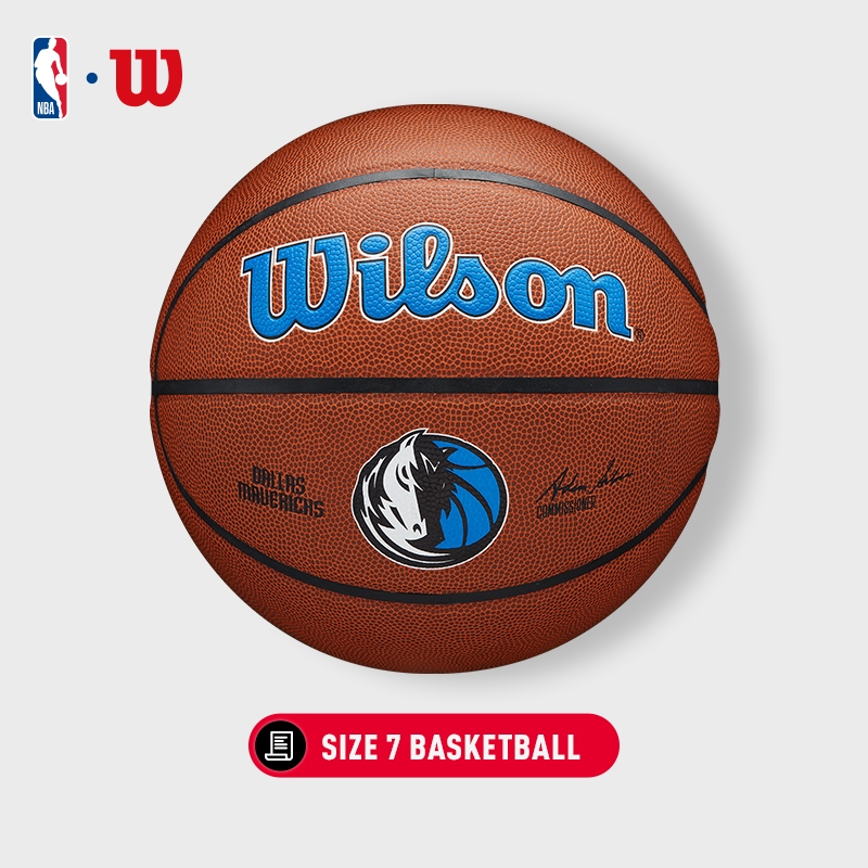 Wilson NBA Dallas Mavericks Official Indoor/Outdoor Basketball