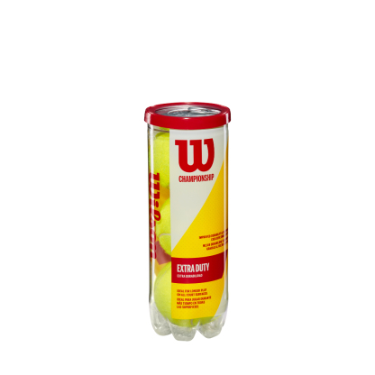 Championship Extra Duty Tennis Balls 3 Ball Can  (12 Balls)