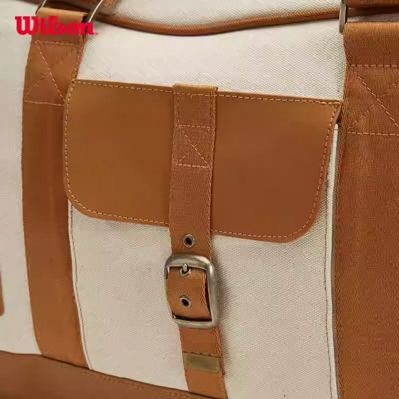 (Pre Order) WILSON 110TH ANNIVERSARY DUFFEL CREAM/BROWN WR8040801001