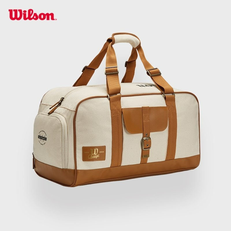 (Pre Order) WILSON 110TH ANNIVERSARY DUFFEL CREAM/BROWN WR8040801001