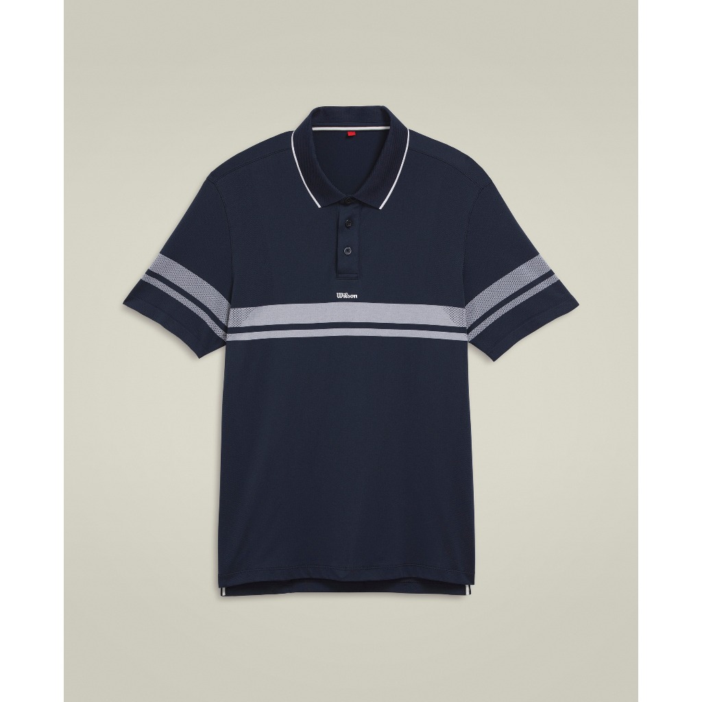 Wilson Men's All Seasons Polo Cl Nvy/br Wht M