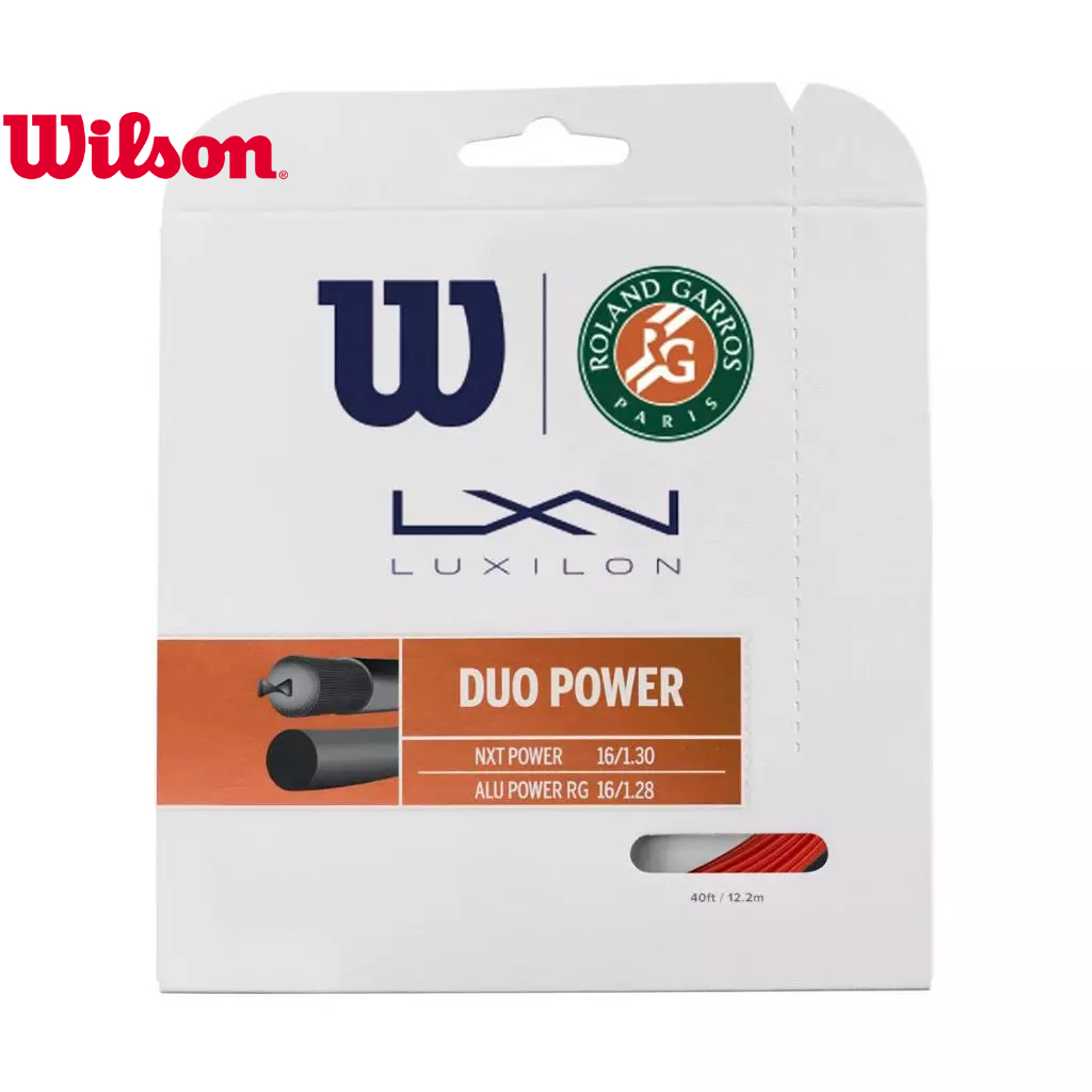 LUXILON ROLAND GARROS DUO POWER Tennis String - WR830190116