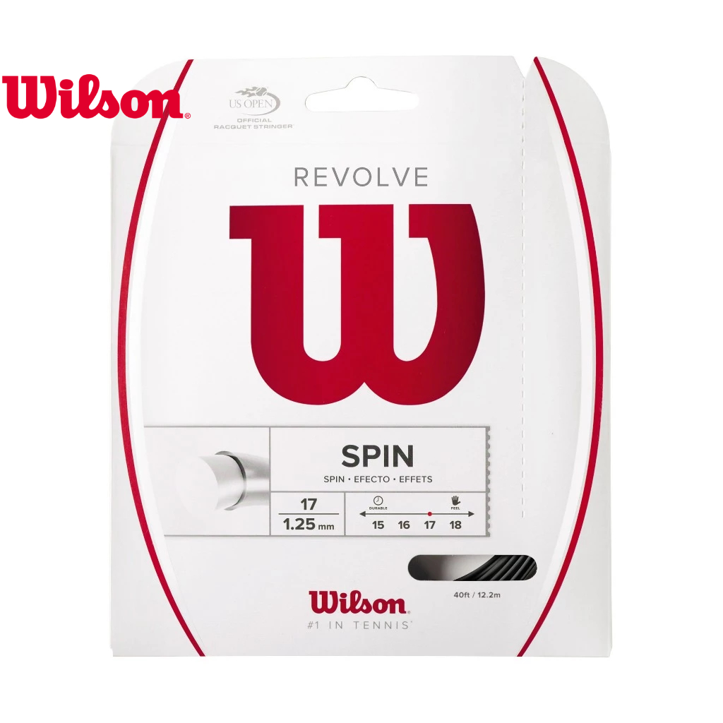 Wilson Revolve 17 Tennis String Spin- Set WRZ946600