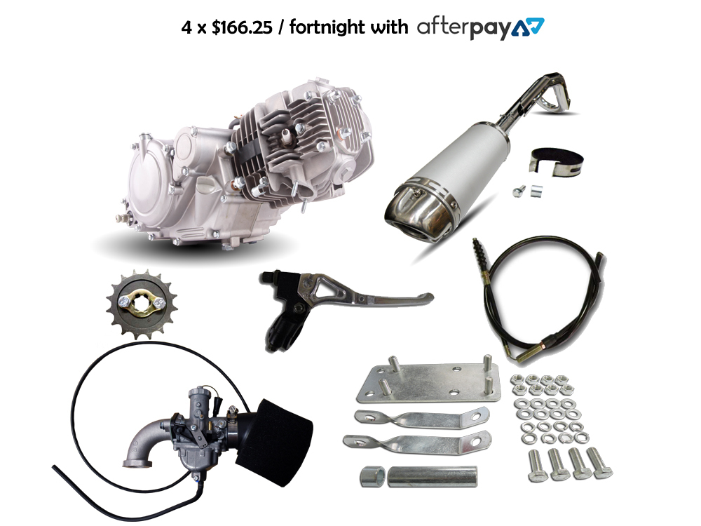 GPX 125 Engine Conversion Kit, for Honda Postie CT110 – DHZ MOTO