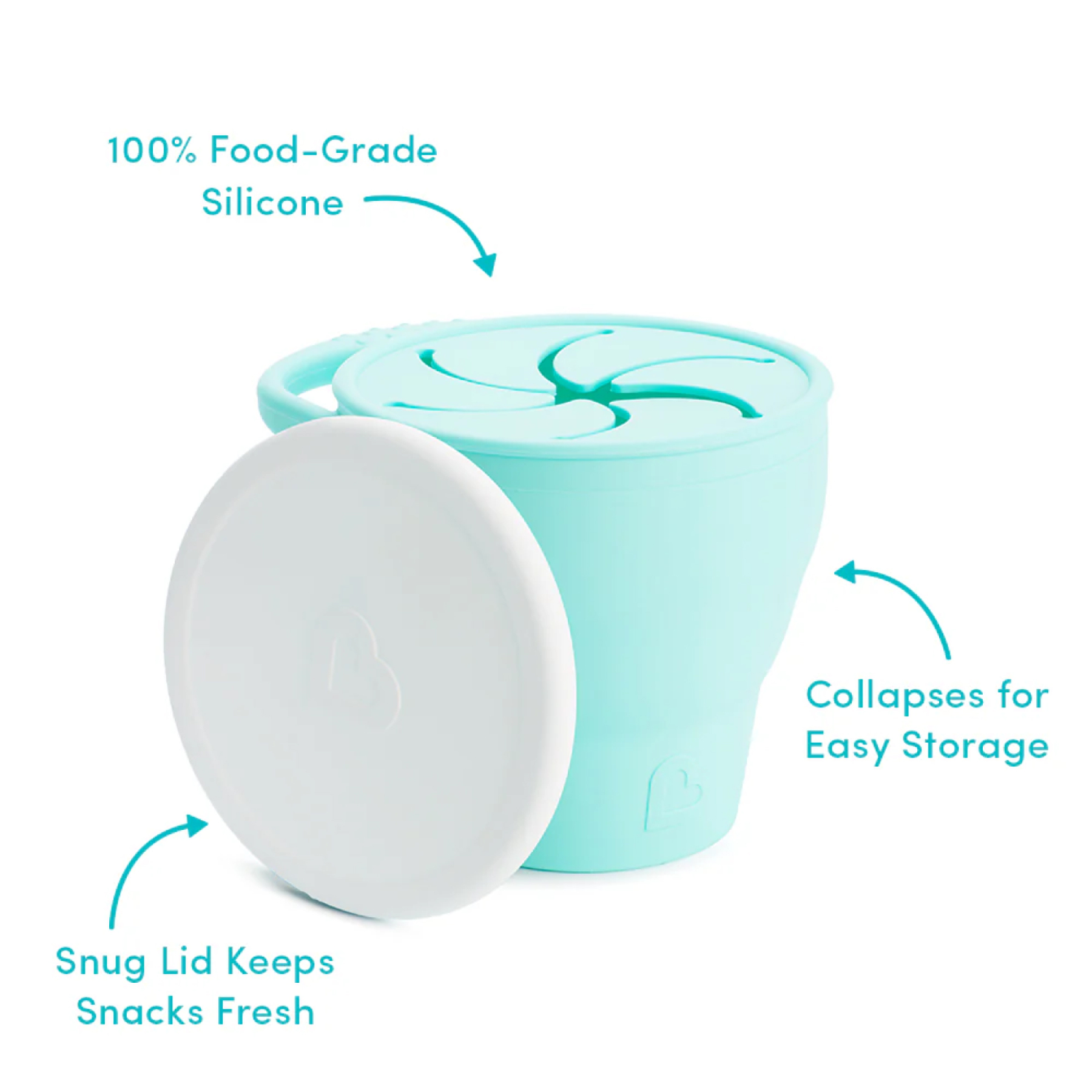 C’est Silicone!® Snack Catcher® with Lid