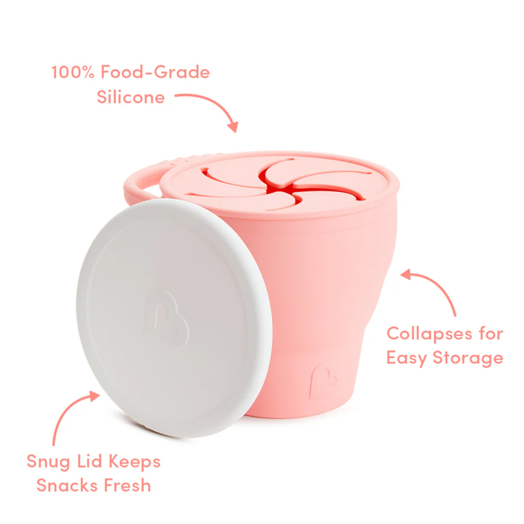 C’est Silicone!® Snack Catcher® with Lid