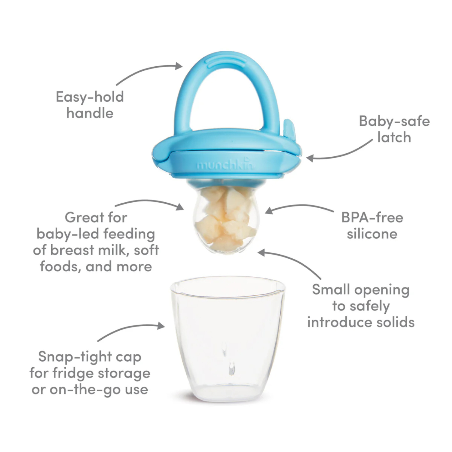 Silicone Baby Food Feeder, 2pk