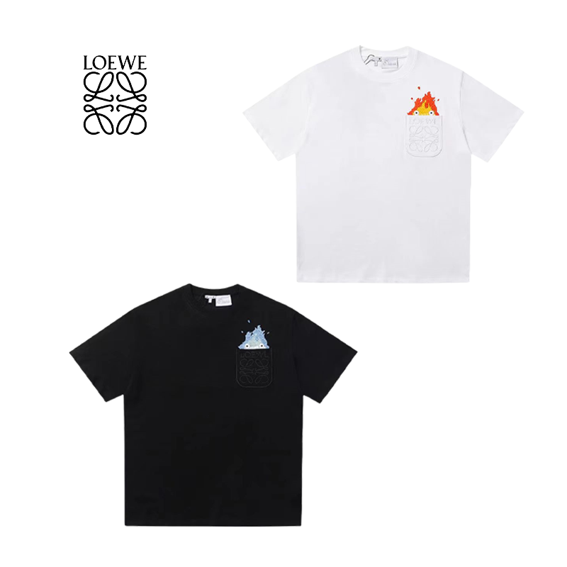 loewe ロエベ ハルズ ムービング キャッスル カルシファー ポケット Tシャツ 半袖