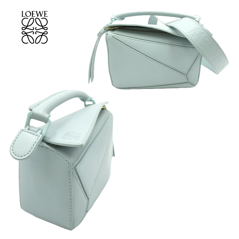LOEWE ロエベ パズルバッグ ミニ 2way ショルダーバッグ ブルー