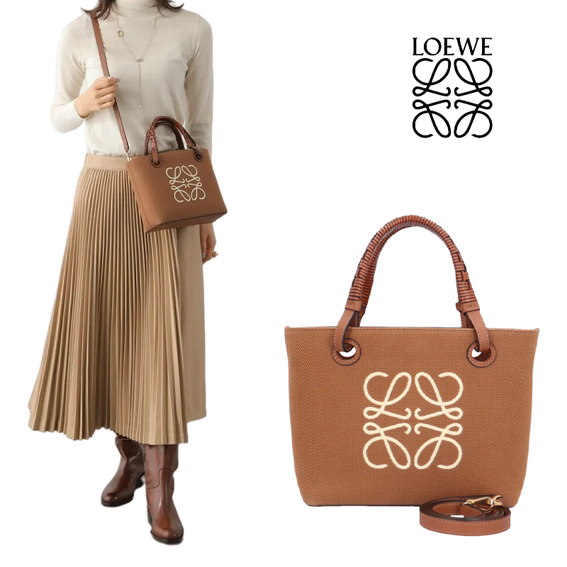 ロエベアナグラム トートバッグ ミニ ANAGRAM TOTE