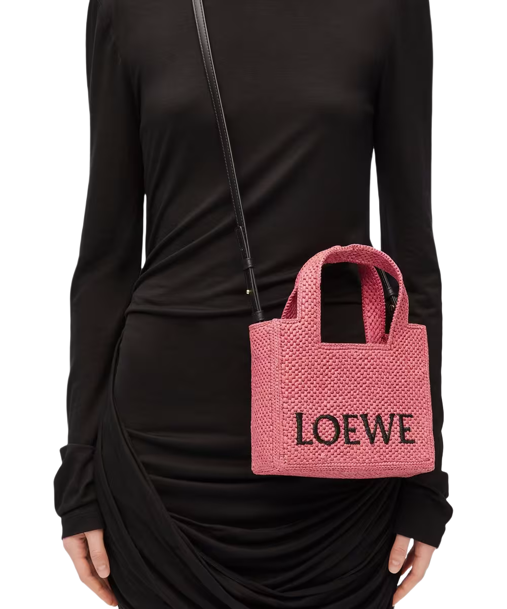 ロエベフォント トート スモール（ラフィア）