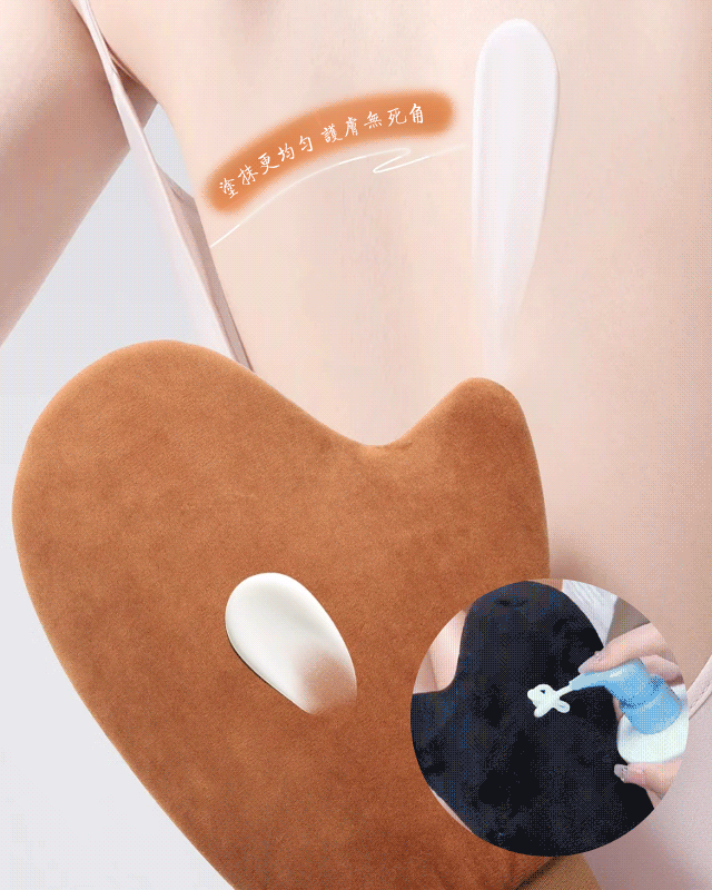 不想臉和脖子身體有色差買這個手套，塗身體素顏霜太方便了！