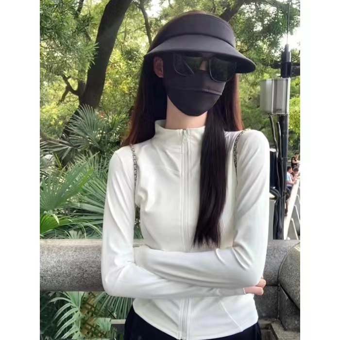 原紗UPF50+立領修身防曬衣