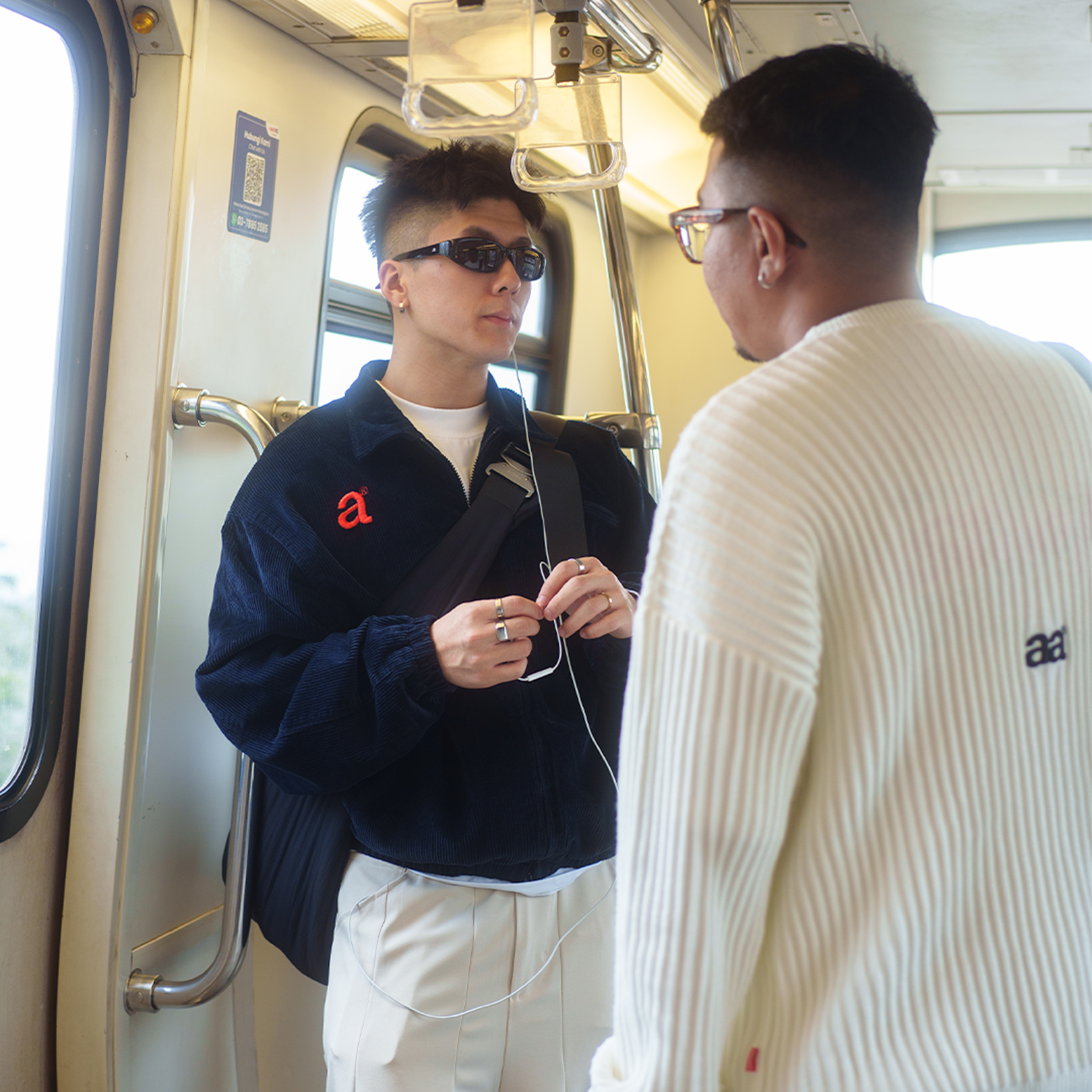 A.A Navy Wale Cord Jacket