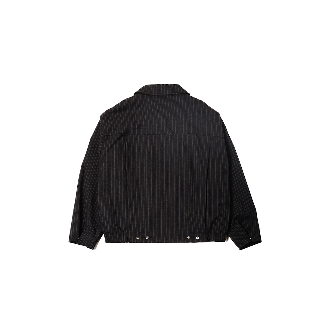 MOMO Striped Harrington Jacket 