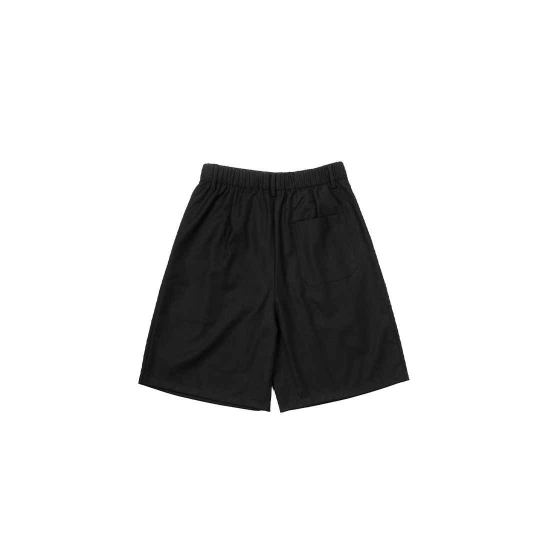 MOMO Pleated Suit Short Black