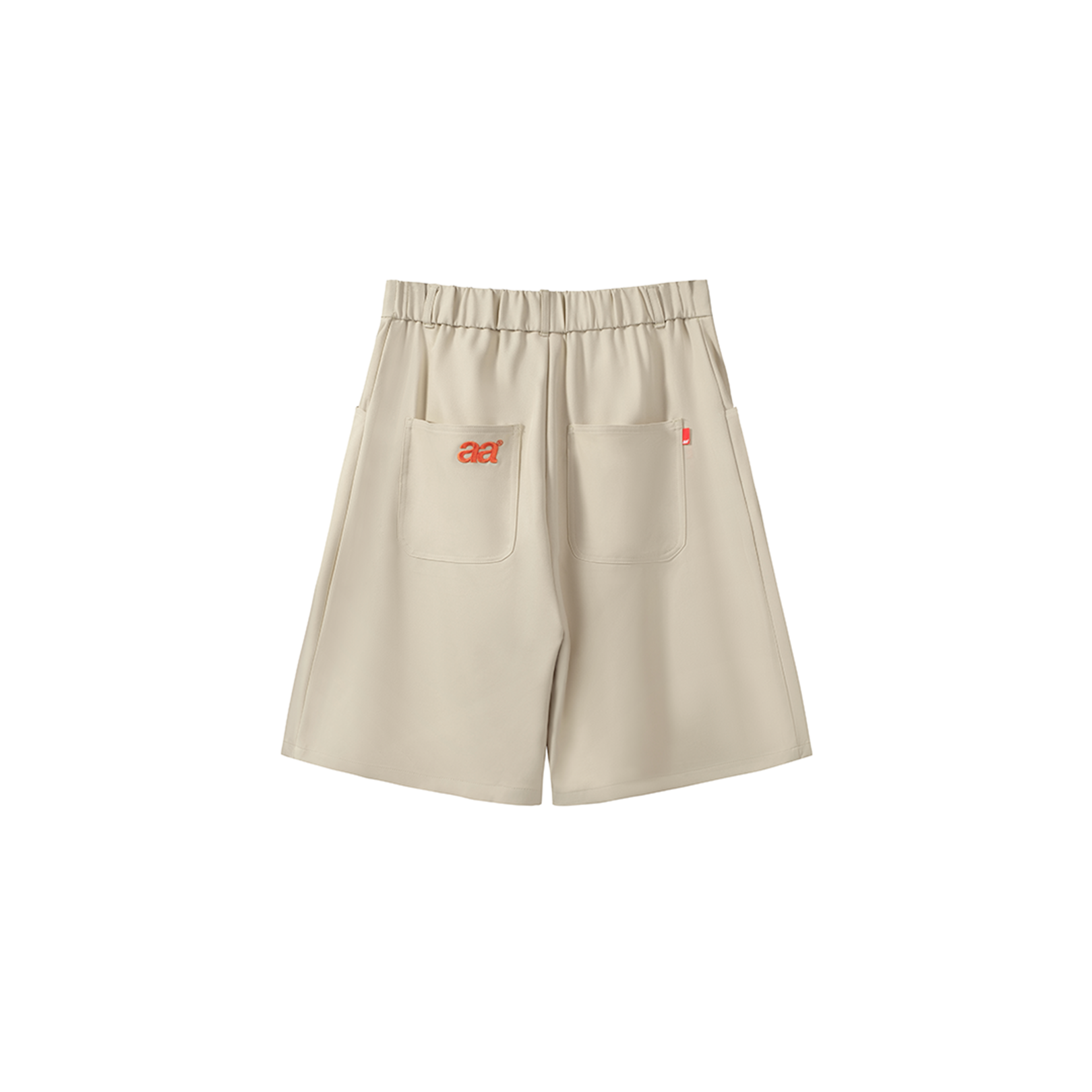 A.A Beige Short Pleated