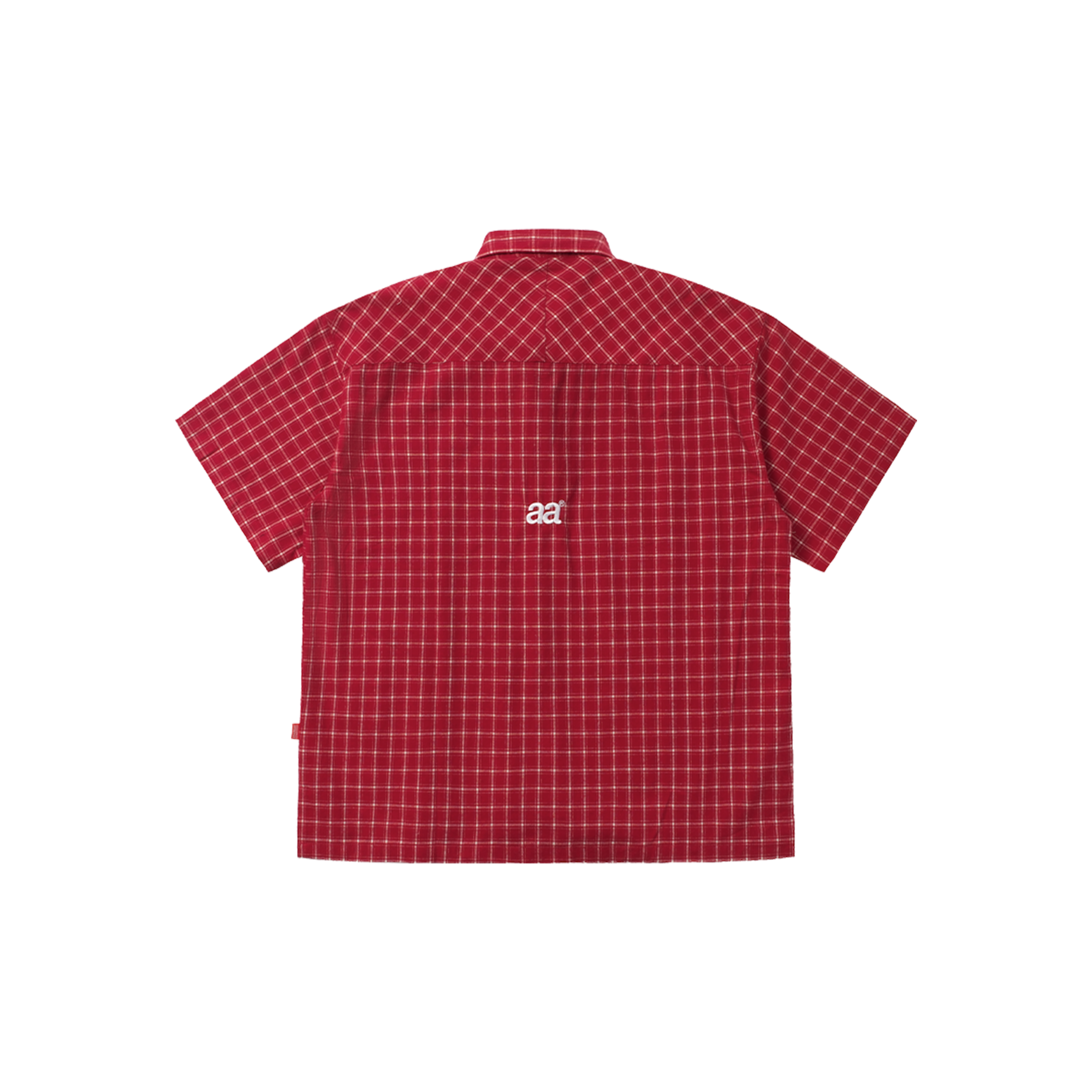 A.A Grid Shirt - Cherry Red 
