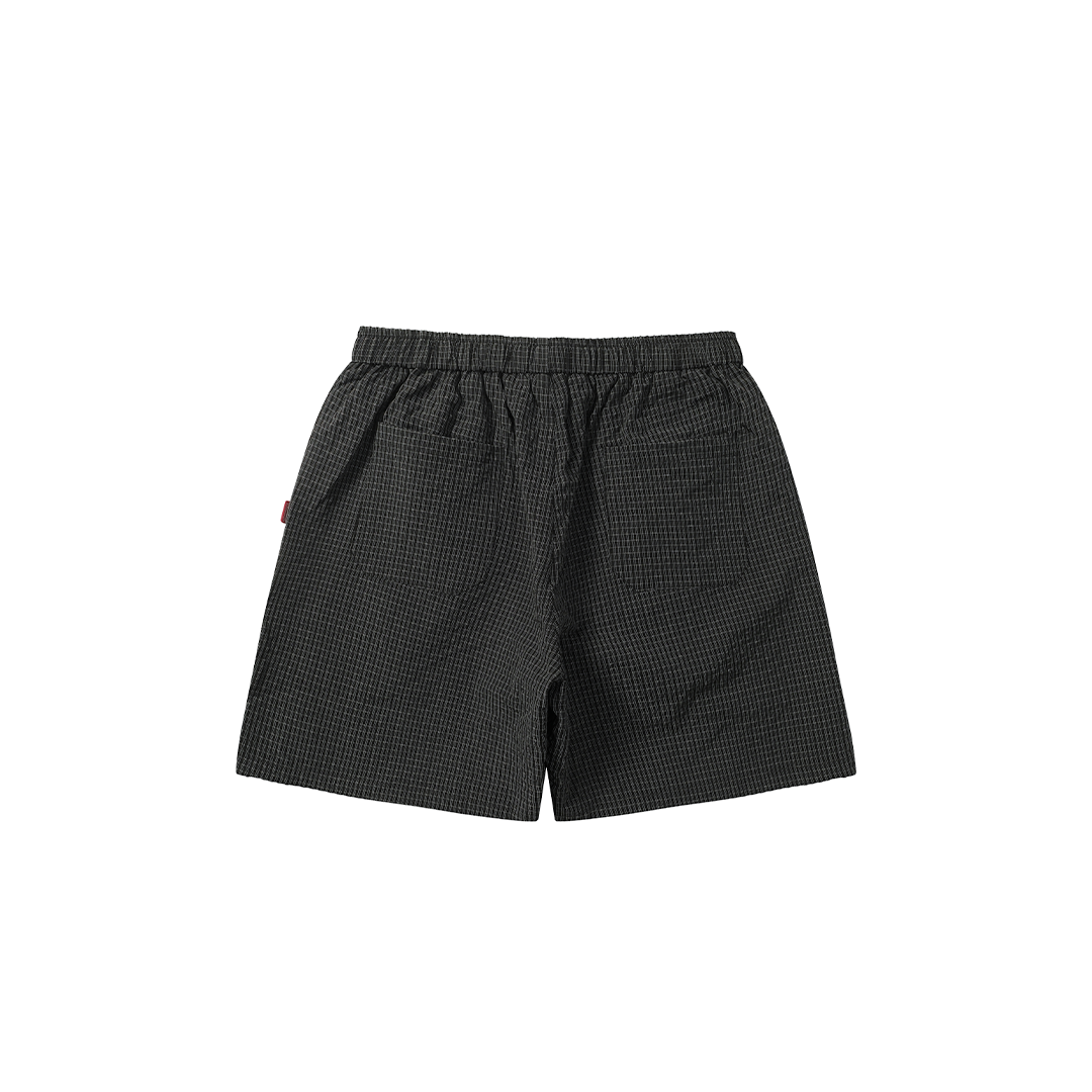 MOMO Checkered Track Shorts