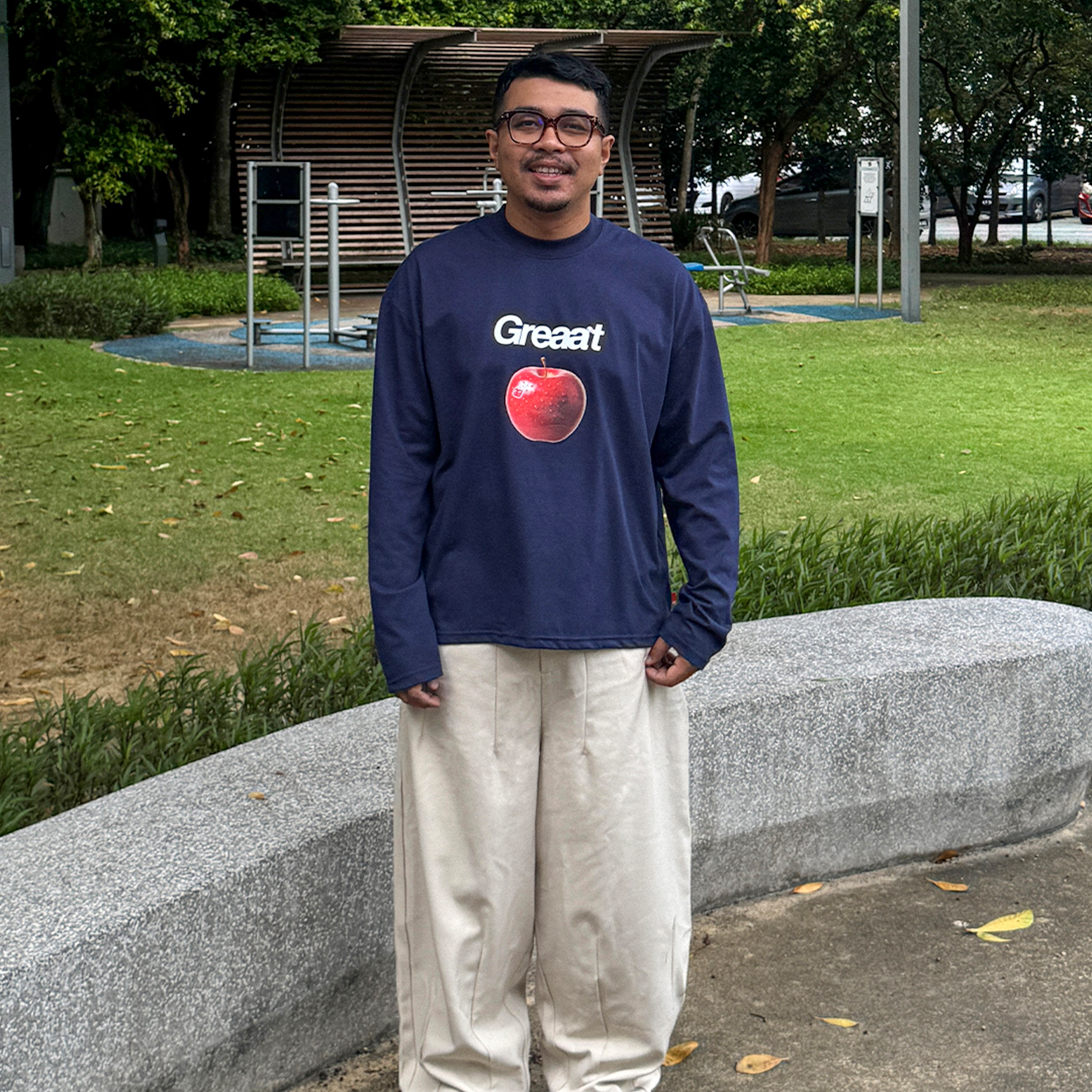 A.A Apple Graphic Tee