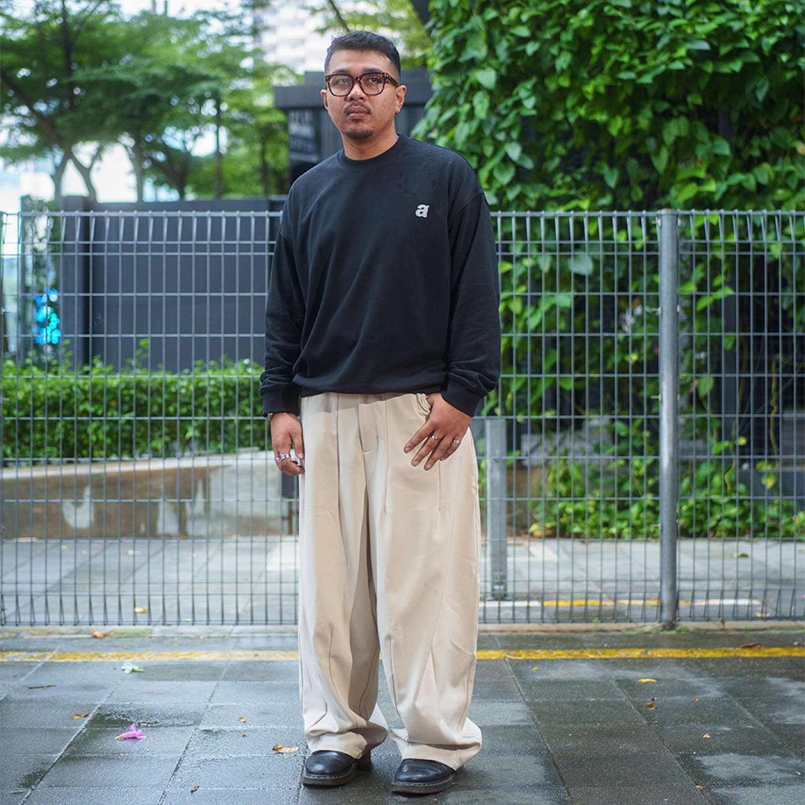 A.A Drop Point Crewneck