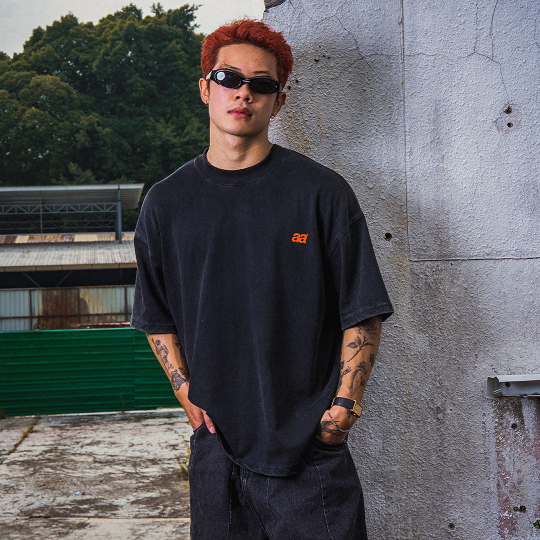 A.A Graphic Washed Tee