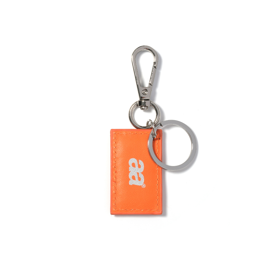 A.A Orange Leather Keychain