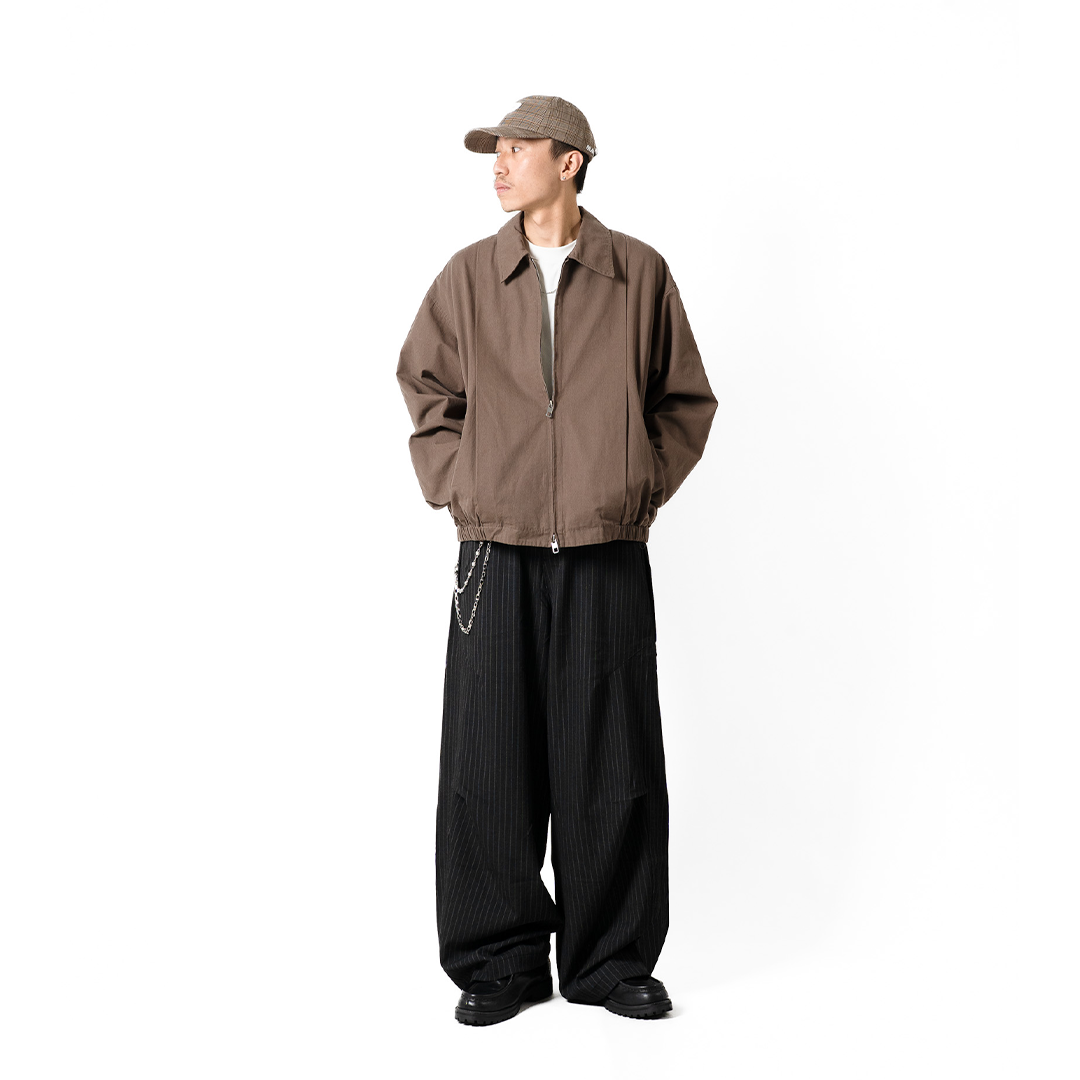 MOMO Striped Suit Pants