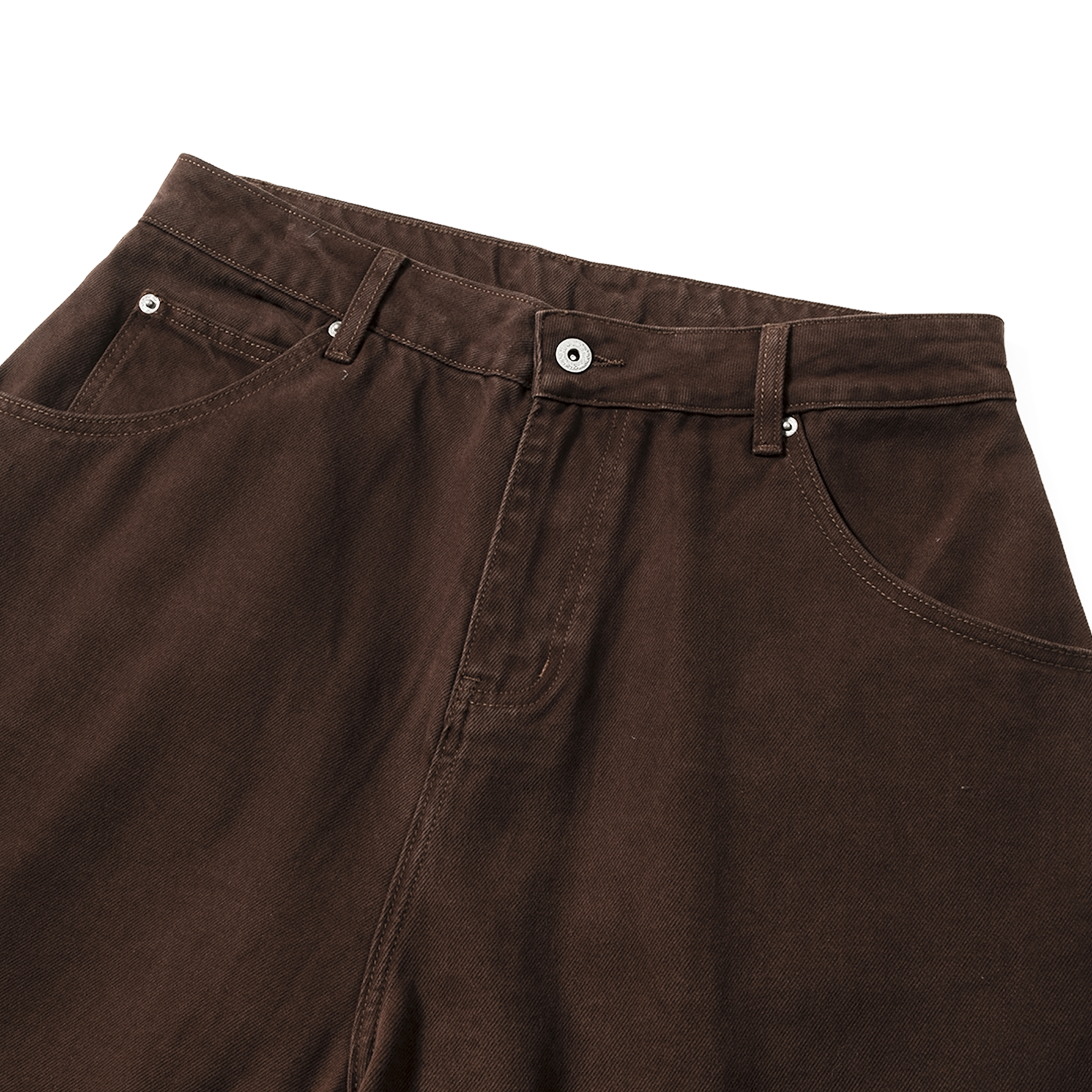 A.A Washed Brown Baggy