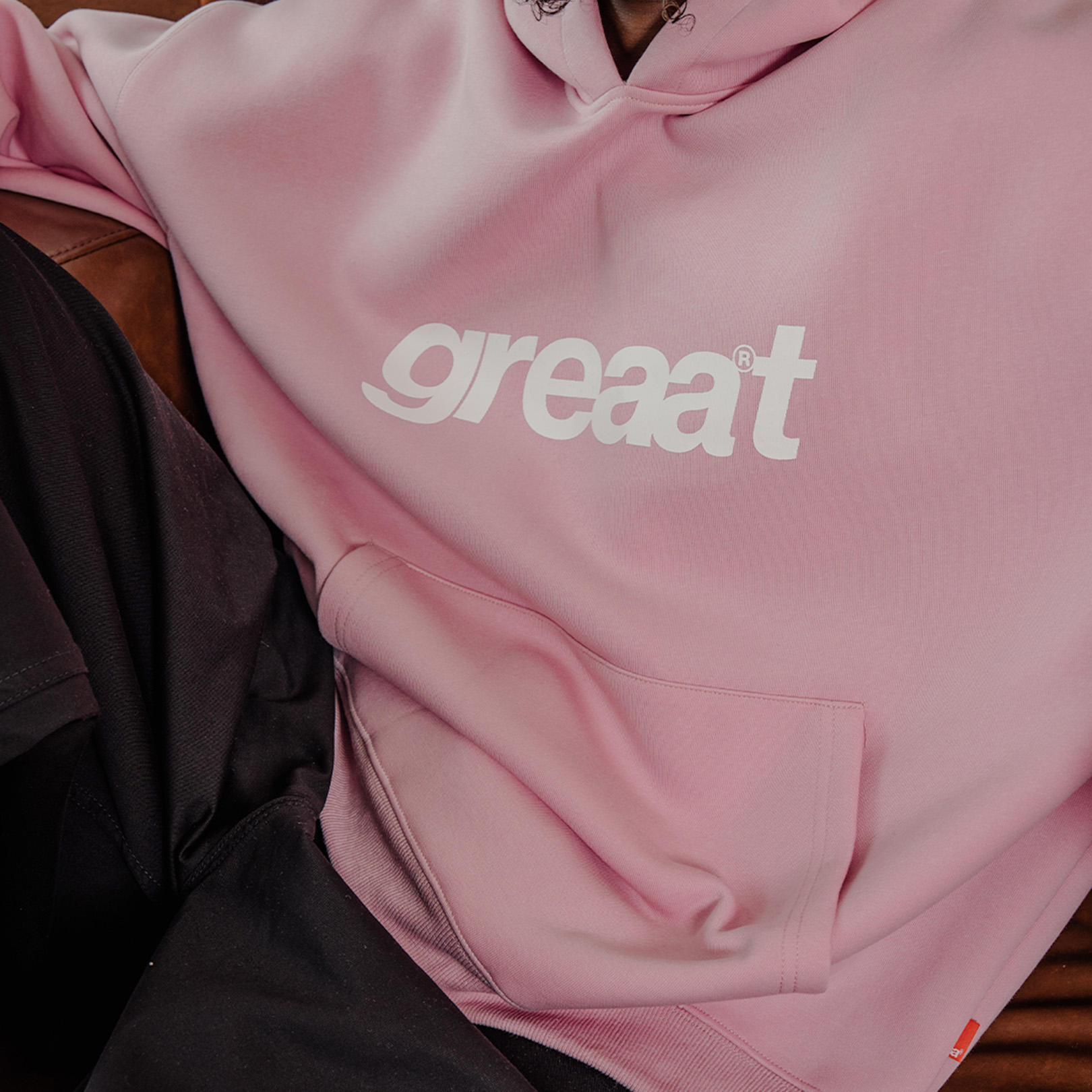 A.A Greaat Hoodie Blush Pink