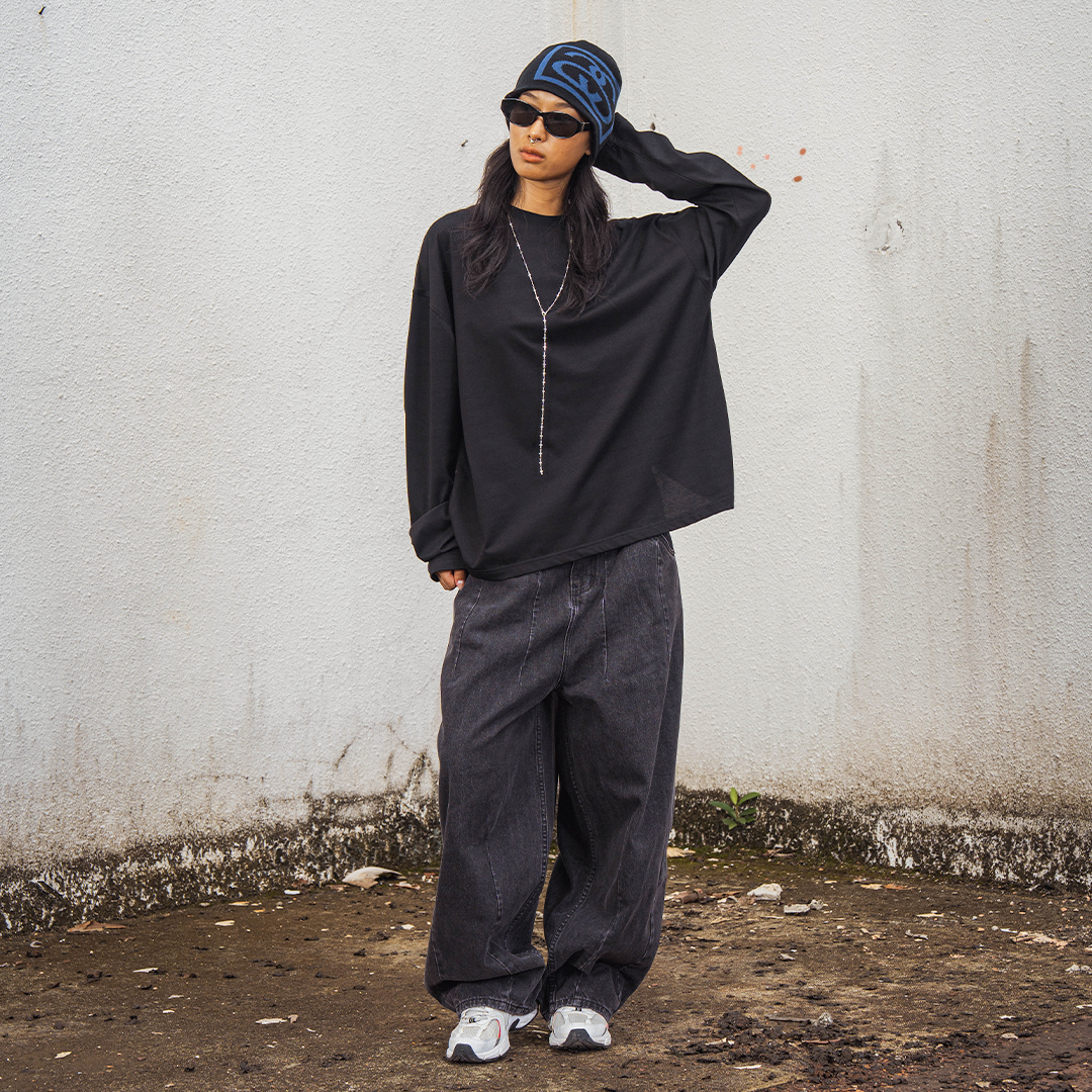 A.A Classic Long Sleeve Black