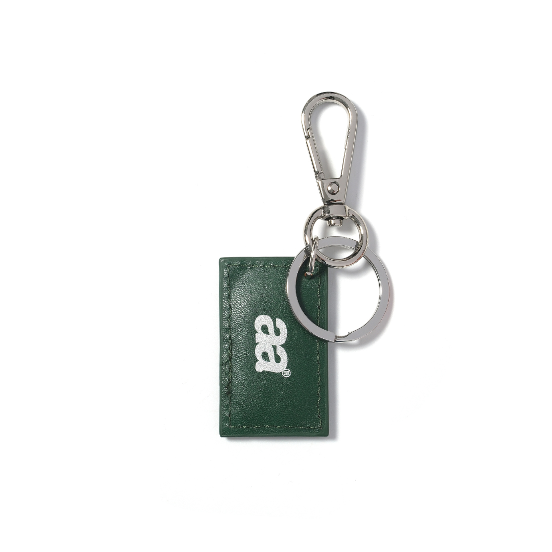 A.A Emerald Green Leather Keychain