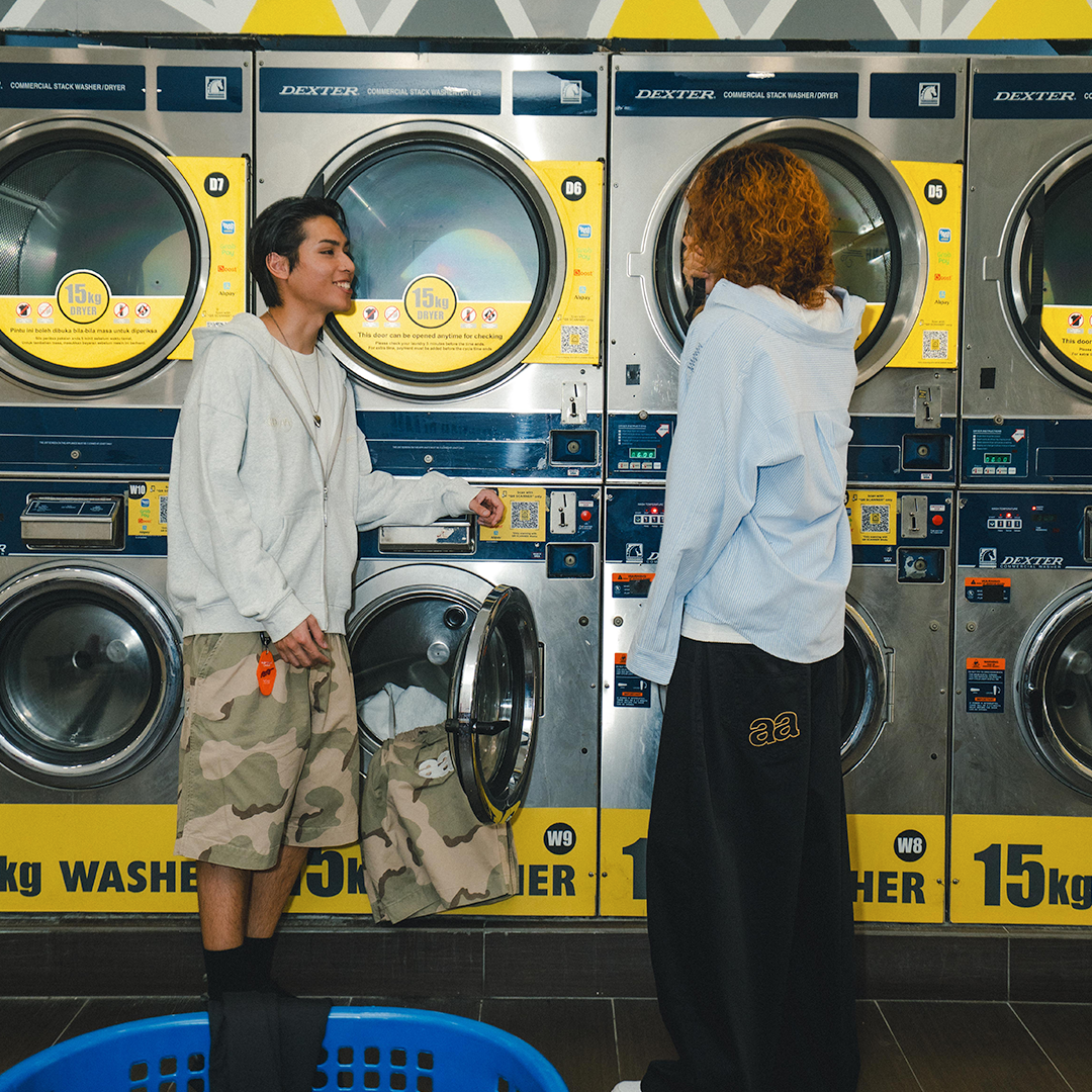 A.A Black Baggy Pants